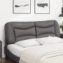 Gepolstertes Bettkopfteil aus grauem Kunstleder, 160 cm von , Kopf- und Fußteile - Ref: Foro24-374598, Preis: 82,97 €, Rabatt: %