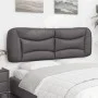 Gepolstertes Bettkopfteil aus grauem Kunstleder, 160 cm von , Kopf- und Fußteile - Ref: Foro24-374598, Preis: 82,97 €, Rabatt: %