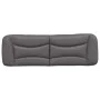 Gepolstertes Bettkopfteil aus grauem Kunstleder, 160 cm von , Kopf- und Fußteile - Ref: Foro24-374598, Preis: 82,97 €, Rabatt: %