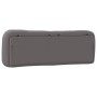 Cabecero de cama acolchado cuero sintético gris 160 cm de , Cabeceros y pies de cama - Ref: Foro24-374598, Precio: 84,07 €, D...