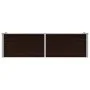 Arriate de acero galvanizado marrón 160x40x45 cm de vidaXL, Maceteros y jardineras - Ref: Foro24-45718, Precio: 43,12 €, Desc...