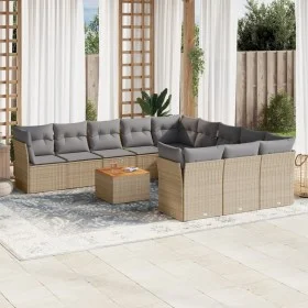 Set de sofás de jardín 12 pzas y cojines ratán sintético marrón de , Conjuntos de jardín - Ref: Foro24-3223910, Precio: 713,8...