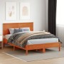 Cabecero de cama madera maciza de pino marrón cera 160 cm de , Cabeceros y pies de cama - Ref: Foro24-844376, Precio: 53,98 €...