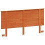 Cabecero de cama madera maciza de pino marrón cera 160 cm de , Cabeceros y pies de cama - Ref: Foro24-844376, Precio: 53,98 €...