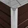 Arriate de acero galvanizado marrón 160x40x45 cm de vidaXL, Maceteros y jardineras - Ref: Foro24-45718, Precio: 43,12 €, Desc...