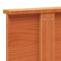 Cabecero de cama madera maciza de pino marrón cera 160 cm de , Cabeceros y pies de cama - Ref: Foro24-844376, Precio: 53,98 €...