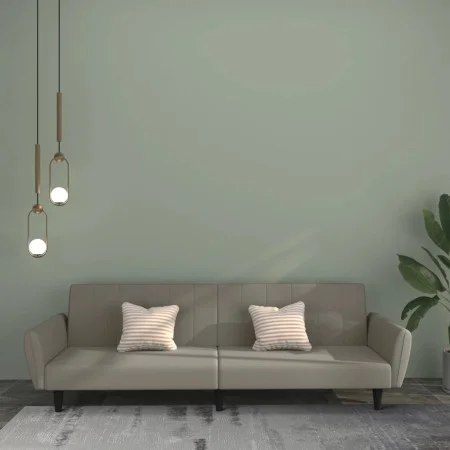 Sofá cama de 2 plazas terciopelo gris claro de , Sofás - Ref: Foro24-375858, Precio: 267,17 €, Descuento: %