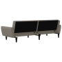 Sofá cama de 2 plazas terciopelo gris claro de , Sofás - Ref: Foro24-375858, Precio: 271,49 €, Descuento: %