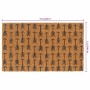 Felpudo de fibra de coco copetuda 45x75 cm de , Felpudos - Ref: Foro24-155615, Precio: 19,11 €, Descuento: %