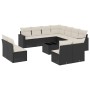 Set de sofás de jardín 12 piezas cojines ratán sintético negro de , Conjuntos de jardín - Ref: Foro24-3219126, Precio: 631,41...