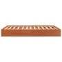 Solid wax brown pine wood bed frame 120x200 cm by , Beds and slatted bases - Ref: Foro24-844819, Price: 92,20 €, Discount: %