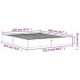 Estructura de cama madera maciza pino marrón cera 120x200 cm de , Camas y somieres - Ref: Foro24-844819, Precio: 93,11 €, Des...