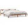 Estructura de cama madera maciza pino marrón cera 180x200 cm de , Camas y somieres - Ref: Foro24-844812, Precio: 106,41 €, De...