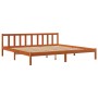 Estructura de cama madera maciza pino marrón cera 180x200 cm de , Camas y somieres - Ref: Foro24-844812, Precio: 106,41 €, De...