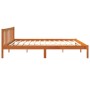 Estructura de cama madera maciza pino marrón cera 180x200 cm de , Camas y somieres - Ref: Foro24-844812, Precio: 106,41 €, De...