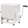 Mezcladora de carne con caja engranajes acero inox. plateado de vidaXL, Batidoras y licuadoras - Ref: Foro24-50960, Precio: 2...