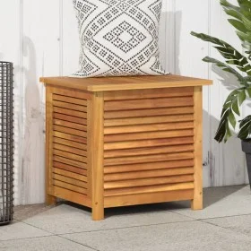 Caja de almacenaje de jardín madera maciza acacia 60x50x56 cm de , Cajas de almacenaje para exteriores - Ref: Foro24-365839, ...