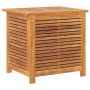 Caja de almacenaje de jardín madera maciza acacia 60x50x56 cm de , Cajas de almacenaje para exteriores - Ref: Foro24-365839, ...