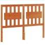 Cabecero de cama madera maciza de pino marrón cera 135 cm de , Cabeceros y pies de cama - Ref: Foro24-844293, Precio: 46,06 €...