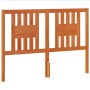 Cabecero de cama madera maciza de pino marrón cera 140 cm de , Cabeceros y pies de cama - Ref: Foro24-844314, Precio: 43,14 €...
