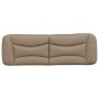 Cabecero de cama acolchado cuero sintético capuchino 160 cm de , Cabeceros y pies de cama - Ref: Foro24-374599, Precio: 83,61...