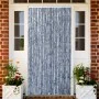 Cortina mosquitera de chenilla plateada 90x220 cm de vidaXL, Mosquiteras para ventanas - Ref: Foro24-284286, Precio: 61,53 €,...