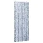 Cortina mosquitera de chenilla plateada 90x220 cm de vidaXL, Mosquiteras para ventanas - Ref: Foro24-284286, Precio: 61,53 €,...