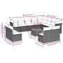 Set sofás de jardín con cojines 13 piezas ratán sintético gris de , Conjuntos de jardín - Ref: Foro24-3223932, Precio: 769,46...