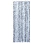 Cortina mosquitera de chenilla plateada 90x220 cm de vidaXL, Mosquiteras para ventanas - Ref: Foro24-284286, Precio: 56,20 €,...