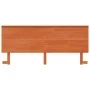 Wax brown solid pine wood bed headboard 180 cm by , Headboards and footboards - Ref: Foro24-844377, Price: 57,60 €, Discount: %