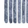 Cortina mosquitera de chenilla plateada 90x220 cm de vidaXL, Mosquiteras para ventanas - Ref: Foro24-284286, Precio: 61,53 €,...