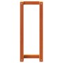 Toallero de madera de pino maciza marrón encerado 23x18x60 cm de , Toalleros - Ref: Foro24-844473, Precio: 21,53 €, Descuento: %