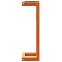 Toallero de madera de pino maciza marrón encerado 23x18x60 cm de , Toalleros - Ref: Foro24-844473, Precio: 21,53 €, Descuento: %