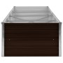 Arriate de acero galvanizado marrón 320x80x45 cm de vidaXL, Maceteros y jardineras - Ref: Foro24-45716, Precio: 73,59 €, Desc...