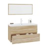 Conjunto de muebles de baño 3 piezas color roble Sonoma de , Muebles de baño - Ref: Foro24-3152850, Precio: 255,72 €, Descuen...