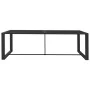 Anthrazitgrauer Garten-Esstisch aus Aluminium, 120 x 60 x 66 cm von , Gartentische - Ref: Foro24-318312, Preis: 129,88 €, Rab...