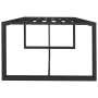 Anthrazitgrauer Garten-Esstisch aus Aluminium, 120 x 60 x 66 cm von , Gartentische - Ref: Foro24-318312, Preis: 129,88 €, Rab...