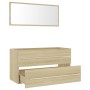 Set de muebles de baño 2 pzas contrachapada roble Sonoma de , Muebles de baño - Ref: Foro24-804848, Precio: 86,44 €, Descuent...