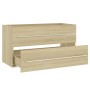 Set de muebles de baño 2 pzas contrachapada roble Sonoma de , Muebles de baño - Ref: Foro24-804848, Precio: 86,44 €, Descuent...