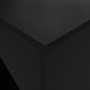 Mesa alta de bar con armario negra 115x59x200 cm de , Mesas de cocina y de comedor - Ref: Foro24-280228, Precio: 182,54 €, De...