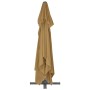 Sombrilla de jardín con base portátil gris topo de vidaXL, Sombrillas - Ref: Foro24-276349, Precio: 424,88 €, Descuento: %