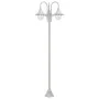 Farolas de jardín con 3 luces aluminio blanca E27 220 cm de , Iluminación de exterior - Ref: Foro24-44206, Precio: 159,94 €, ...
