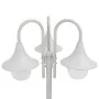 Farolas de jardín con 3 luces aluminio blanca E27 220 cm de , Iluminación de exterior - Ref: Foro24-44206, Precio: 159,94 €, ...