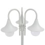 Farolas de jardín con 3 luces aluminio blanca E27 220 cm de , Iluminación de exterior - Ref: Foro24-44206, Precio: 151,21 €, ...