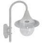 Lámpara de pared de jardín aluminio blanca E27 42 cm de , Iluminación de exterior - Ref: Foro24-44212, Precio: 52,97 €, Descu...