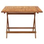 Juego de comedor de jardín 5 piezas madera maciza de acacia de , Conjuntos de jardín - Ref: Foro24-3152899, Precio: 343,48 €,...