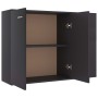Aparador de madera contrachapada gris 105x30x75 cm de , Aparadores - Ref: Foro24-800695, Precio: 112,02 €, Descuento: %
