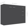 Aparador de madera contrachapada gris 105x30x75 cm de , Aparadores - Ref: Foro24-800695, Precio: 112,02 €, Descuento: %
