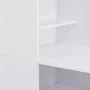Mesa de bar con estantería blanca 115x59x200 cm de , Mesas de cocina y de comedor - Ref: Foro24-280227, Precio: 211,08 €, Des...
