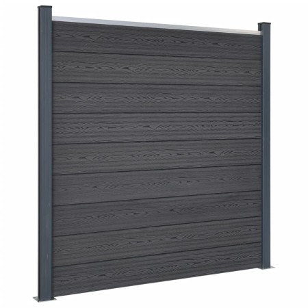 Juego de paneles de valla WPC gris 180x186 cm de , Paneles de vallas - Ref: Foro24-3211827, Precio: 306,96 €, Descuento: %